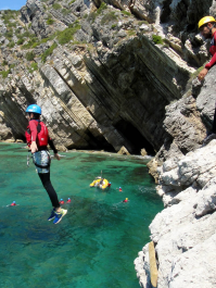 Avventura di coasteering Lisbona